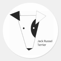 terrier de Russel de cric Autocollants