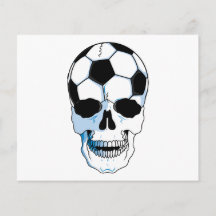 tête de crâne de ballon de football tract personnalisé