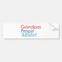 Texte bleu rouge de grand-papa qui indique le gran adhésifs pour voiture