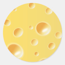 Texture jaune de fromage suisse autocollants