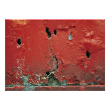 Texture rouge (métal) invitations