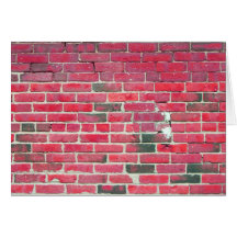 Texture vintage rouge lumineuse de mur de briques carte de vœux
