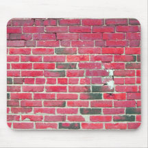 Texture vintage rouge lumineuse de mur de briques tapis de souris