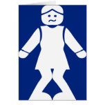 ⚠ thaïlandais de signe de ⚠ de toilettes (HONG NAM Cartes De Vœux