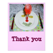 thank you....card personalisierte einladung
