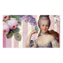 Thé Au Petit Trianon - Rose Visitenkarten Vorlagen