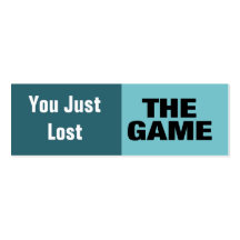 The Game Visitenkartenvorlagen
