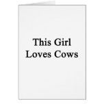 This Girl Loves Cows Card