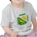 Thurgau die Schweiz Bezirk-Flagge Tshirts