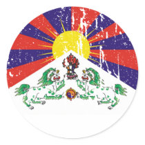 Tibetanische Flaggen-T-Shirts und Kleid