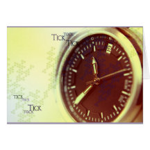 Ticken Tock Uhr Karten