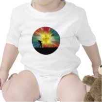 Tie Dye Silhouette Golfer t-shirts