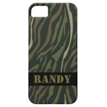 Tiger-Streifen-Camouflage iPhone 5 Schutzhülle