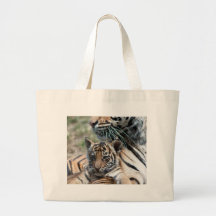 Tigerjunges Tragetaschen