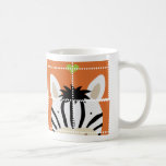Timbre de zèbre tasses