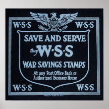 Timbres WWI de l'épargne de guerre d'économies et  Affiches