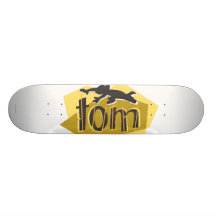 Tom-Silhouette-Logo Skateboard Deck