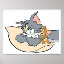 Tom und Jerry auf Kissen
