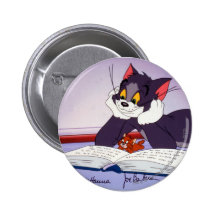 Tom- und Jerry-Lesebuch signiert Button