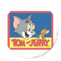 Tom- und Jerry-Logo flach
