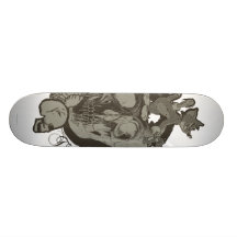 Tom- und Jerry-Schädel Skateboard Bretter