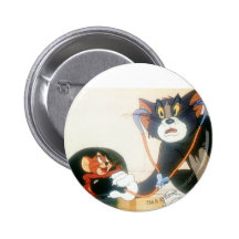 Tom und Jerry Stethescope Anstecknadelbutton