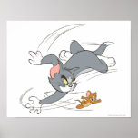 Tom- und Jerry-Verfolgungs-Drehung Plakatdruck
