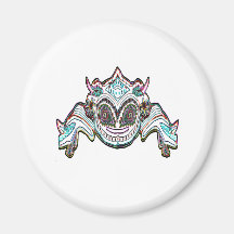 TORA-BORA DRYFLY lächelndes Monster Kühlschrankmagnet