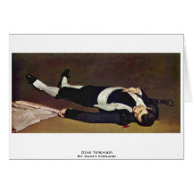 Torero mort par Manet Edouard Cartes De Vœux