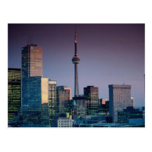 Toronto, bis zum Nacht, Ontario, Kanada Postkarte