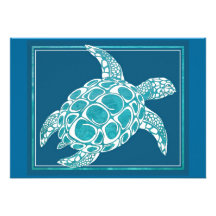 Tortue de mer d'Aqua Bristol Personnalisé