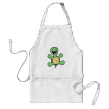 Tortue heureuse tabliers
