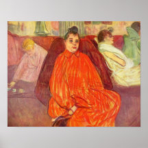 Toulouse-Lautrec - dans les divas de salon Posters