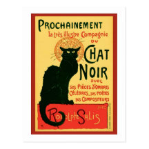 Tournée du Chat Noir, Theophile Steinlen Cartes Postales