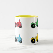 Tracteurs de ferme tasse à café