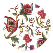 Traditionelle Jacobean Stickerei der Königin-Anne
