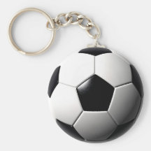 Traditioneller Fußball Keychain Schlüsselband