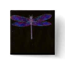Tragbare Kunst der blauen Libelle