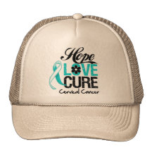 Traitement d'amour d'espoir de cancer du col de l' casquettes