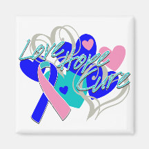 Traitement d'espoir d'amour de cancer de la thyroï magnets pour réfrigérateur