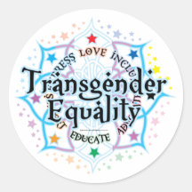 Transgender-Gleichheit Lotus Stickers