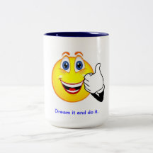 Träumen Sie es und tun Sie es--Becher Teetasse