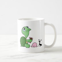 Traurige Schildkröte-glückliche Ameise Teetasse