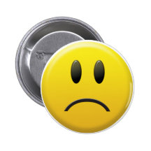 Trauriger Smiley Buttons