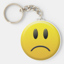 Trauriger Smiley Schlüsselband