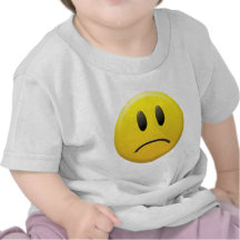 Trauriger Smiley Tshirts