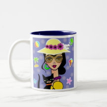 Tre Chic bei Le Beach Mug Kaffee Tassen