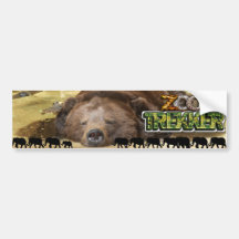 TREKKER DE ZOO - AMANT DES ANIMAUX SAUVAGES AUTOCOLLANTS POUR VOITURE