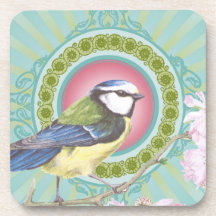 Trendy Vogel… Korken-Untersetzer