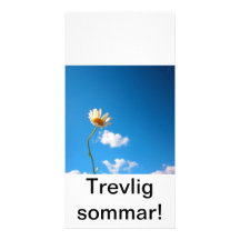 Trevlig sommar! foto kort